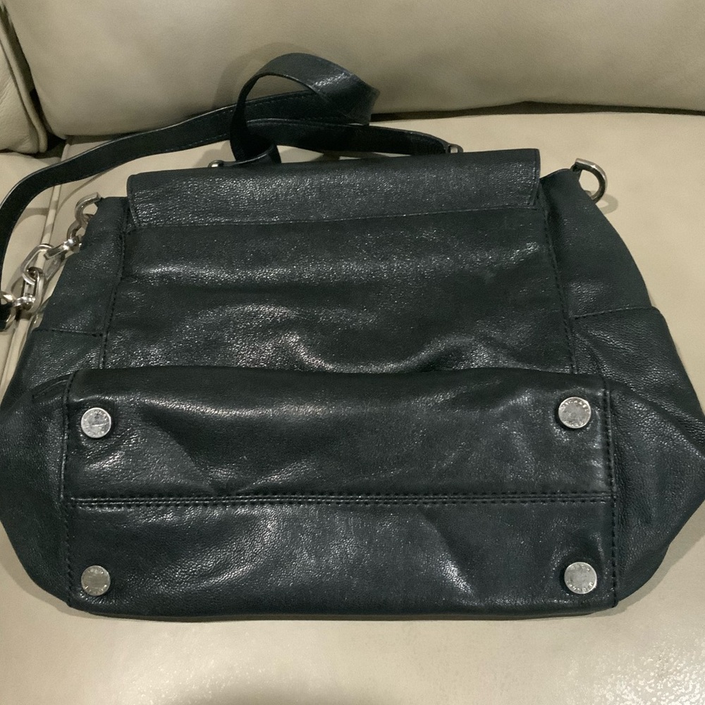❤️MICHAEL KORS SOFT BLACK LEATHER  BAG ♥️♥️ - Picture 5 of 12